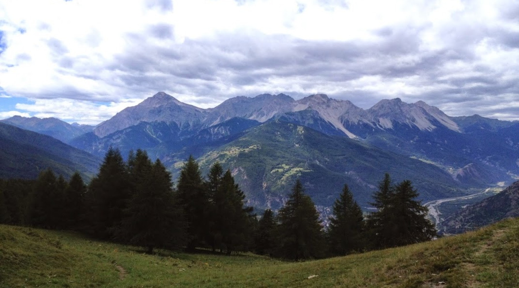 Montgenèvre valley in summer